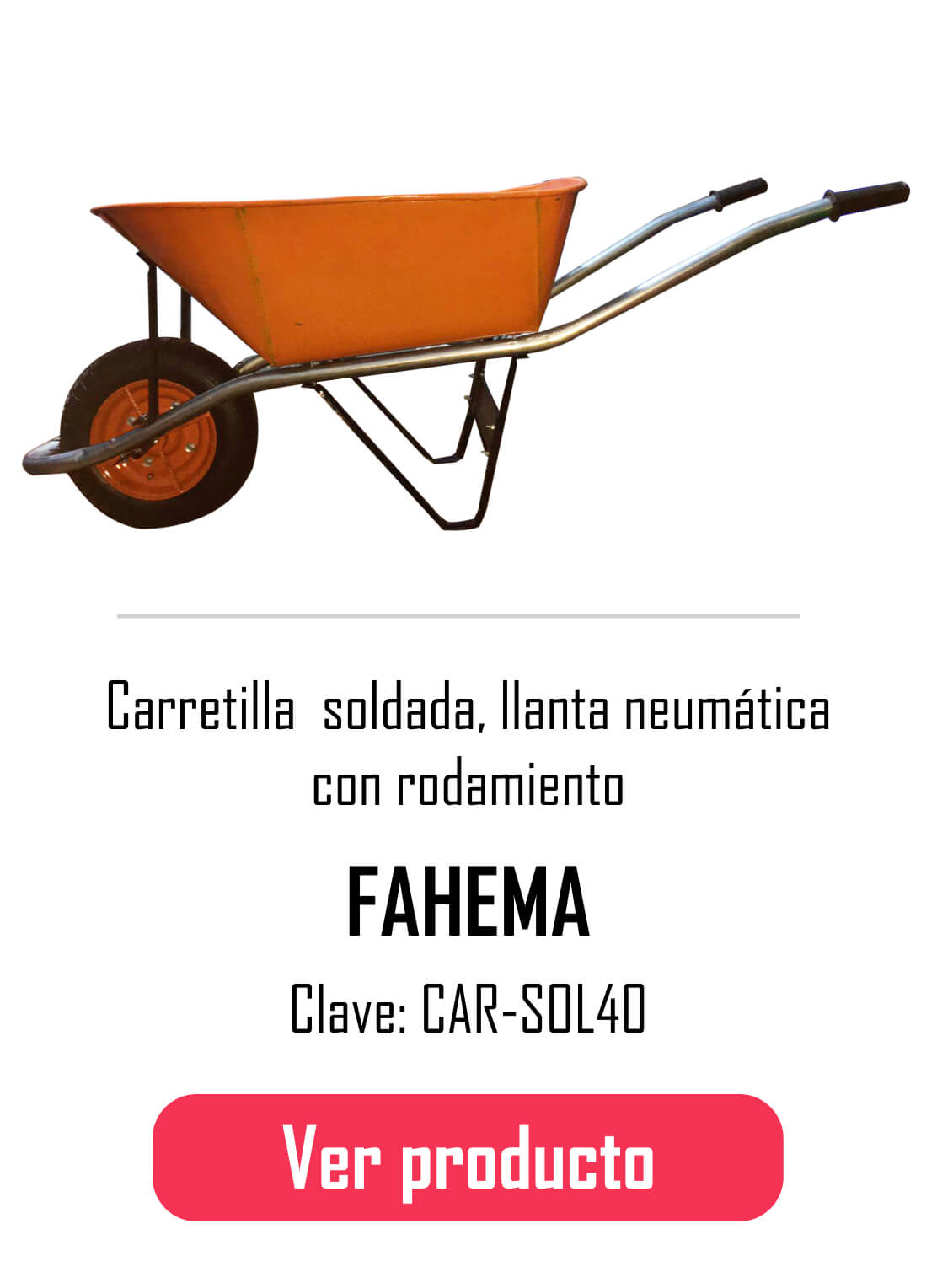 carretilla soldada